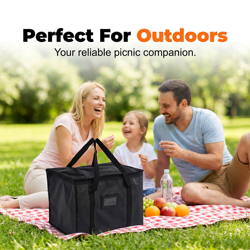 📢📢40% OFF !! ⏰Large Capacity Handheld Zipper Aluminum Foil Insulated Bag