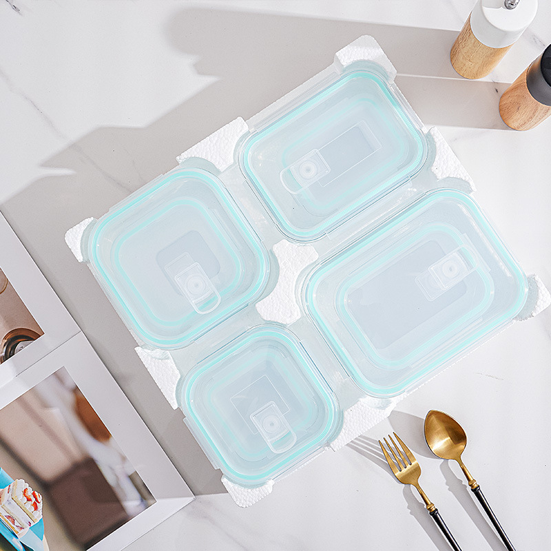 📢📢40% OFF !! ⏰Glass Food Storage Containers with Airtight Lids