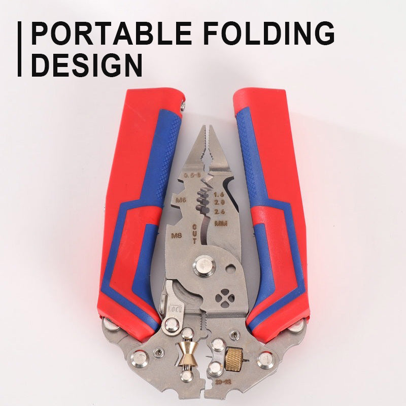 📢📢50% OFF !! ⏰Multi-Functional Folding Electrician's Pliers With Electric Measuring Function
