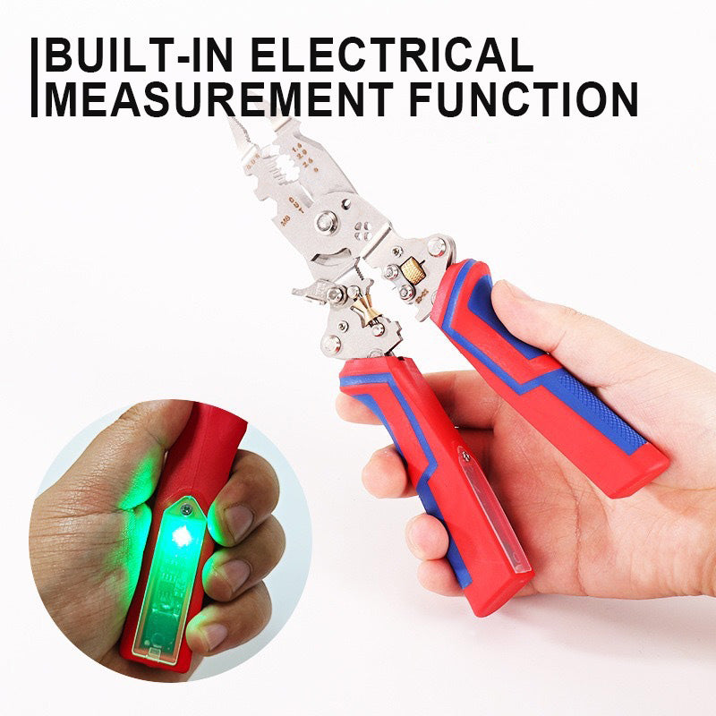 📢📢50% OFF !! ⏰Multi-Functional Folding Electrician's Pliers With Electric Measuring Function