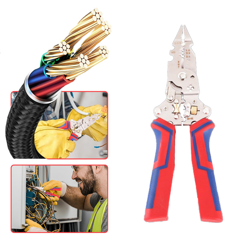 📢📢50% OFF !! ⏰Multi-Functional Folding Electrician's Pliers With Electric Measuring Function
