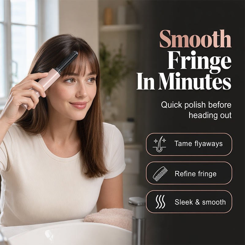 📢📢50% OFF !! ⏰Portable Wireless Mini Hair Styler with Comb – More Volume & A Naturally Full Look