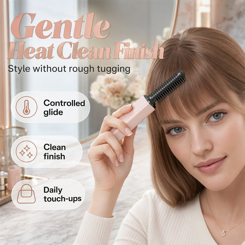 📢📢50% OFF !! ⏰Portable Wireless Mini Hair Styler with Comb – More Volume & A Naturally Full Look