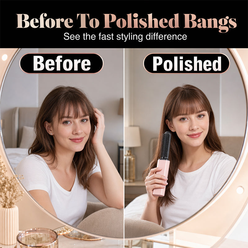 📢📢50% OFF !! ⏰Portable Wireless Mini Hair Styler with Comb – More Volume & A Naturally Full Look