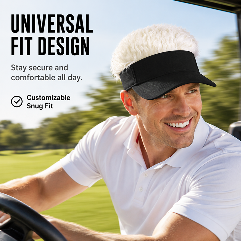 📢📢50% OFF !! ⏰Creative Wig Sun Visor Hat