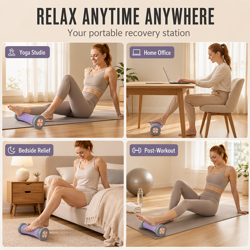 📢📢50% OFF !! ⏰TPE Foot Massage Roller for Plantar Fasciitis Relief