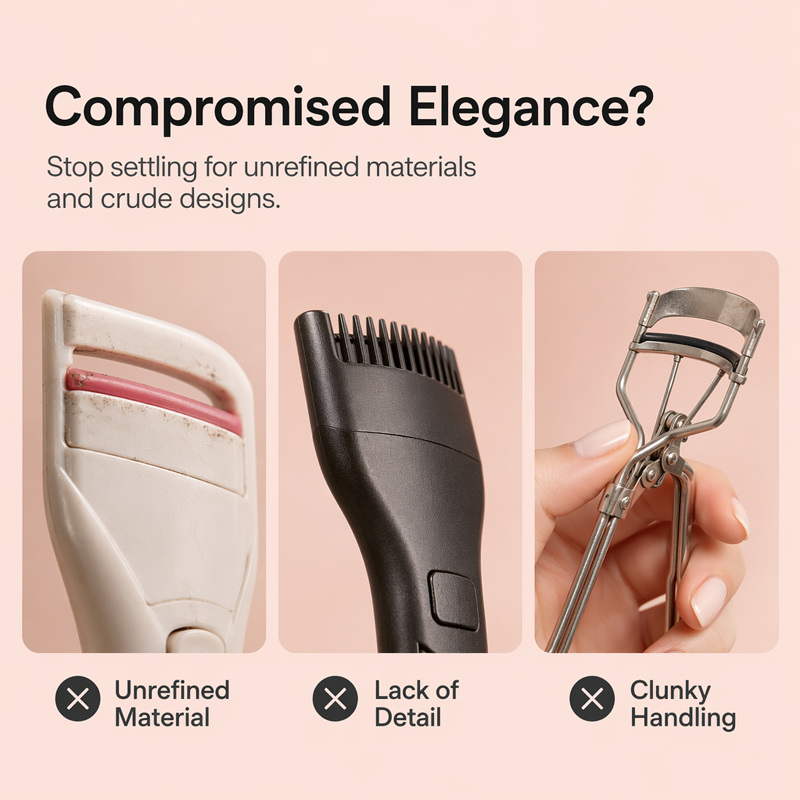 📢📢50% OFF !! ⏰Portable Heated Eyelash Curler with LED Digital Display