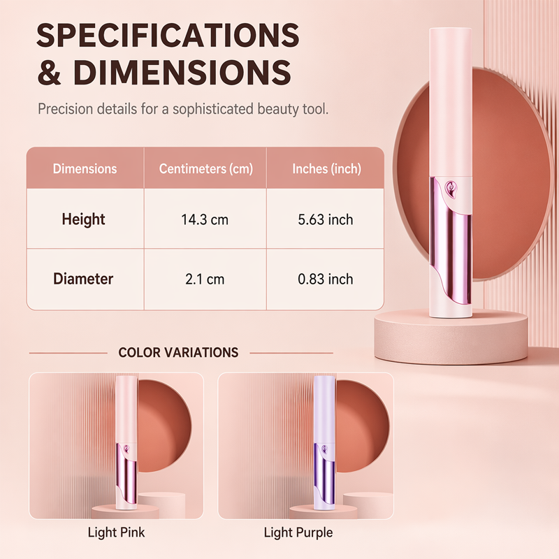📢📢50% OFF !! ⏰Portable Heated Eyelash Curler with LED Digital Display