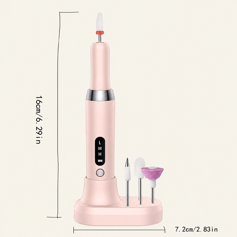 📢📢40% OFF !! ⏰Cordless Electric Nail Drill Machine with Charging Base