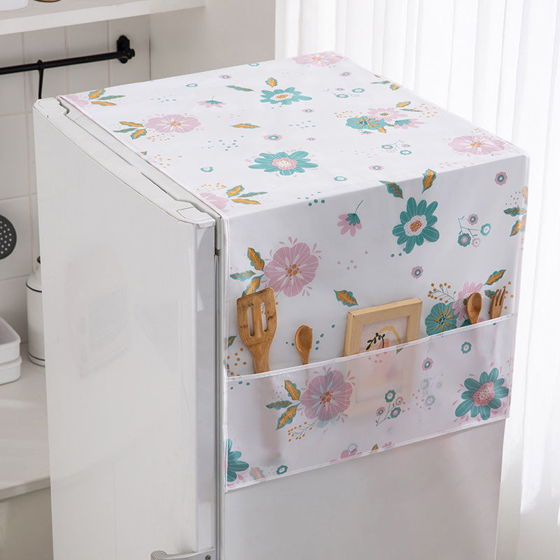 📢📢50% OFF !! ⏰Refrigerator Dust Cover with Storage Pockets