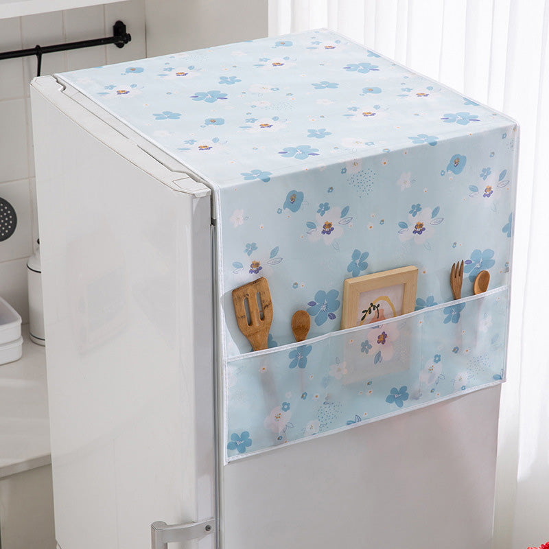 📢📢50% OFF !! ⏰Refrigerator Dust Cover with Storage Pockets