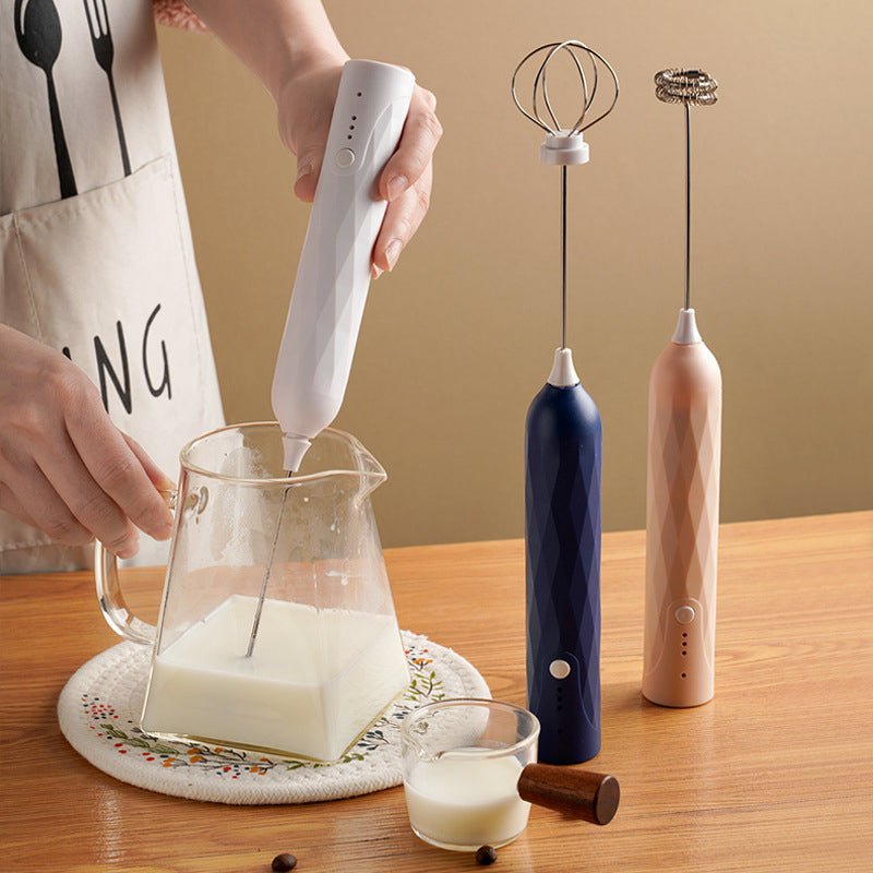 📢📢50% OFF !! ⏰Handheld Milk Frother with 3 Speeds Adjustable