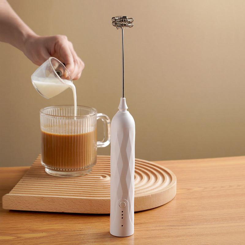 📢📢50% OFF !! ⏰Handheld Milk Frother with 3 Speeds Adjustable