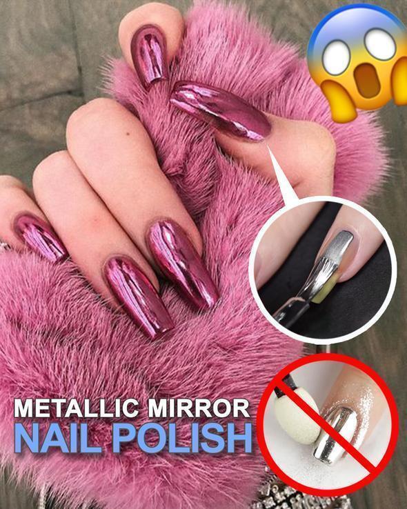 📢📢50% OFF !! ⏰2026 Glamorous Metallic Mirror Nail Polish