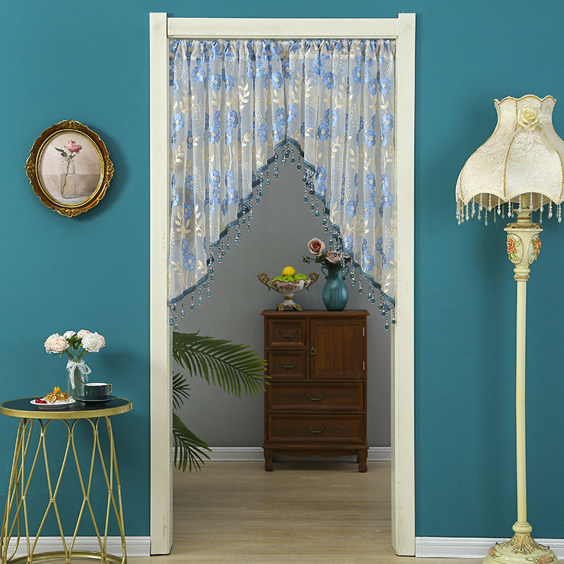 📢📢50% OFF !! ⏰Lace Short Door Curtain with Tassels