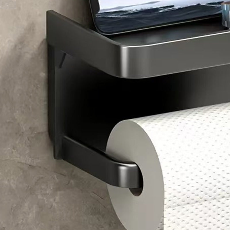 📢📢50% OFF !! ⏰Wall-Mounted Toilet Paper Holder with Storage Shelf