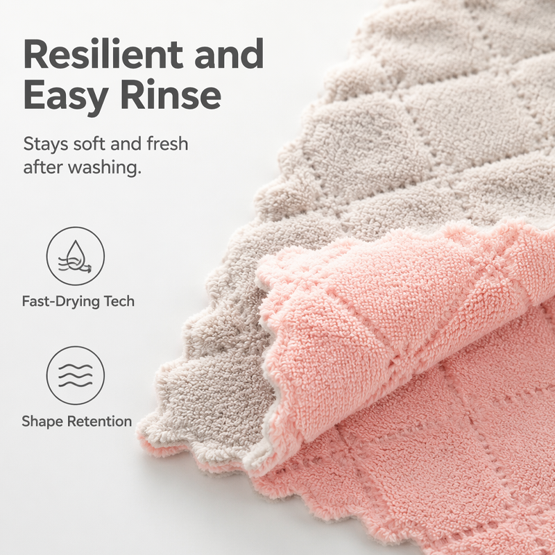 📢📢50% OFF !! ⏰Soft Microfiber Double-Sided Cleaning Cloth