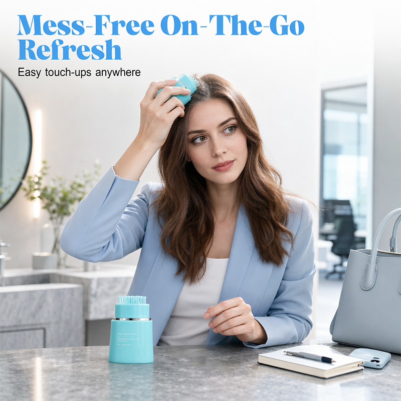 📢📢50% OFF !! ⏰No-Rinse Dry Shampoo Gel with Built-In Comb