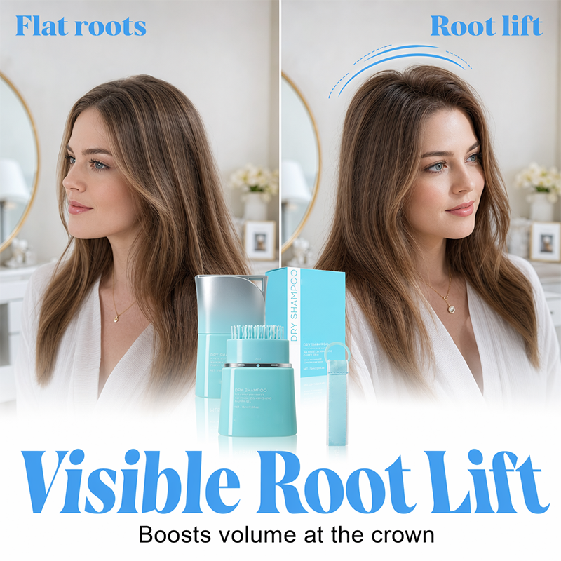 📢📢50% OFF !! ⏰No-Rinse Dry Shampoo Gel with Built-In Comb