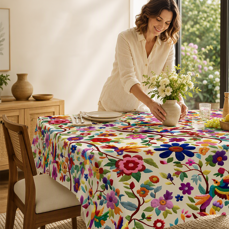 📢📢50% OFF !! ⏰Retro Floral Tablecloth
