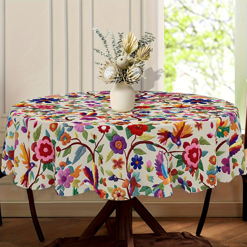 📢📢50% OFF !! ⏰Retro Floral Tablecloth