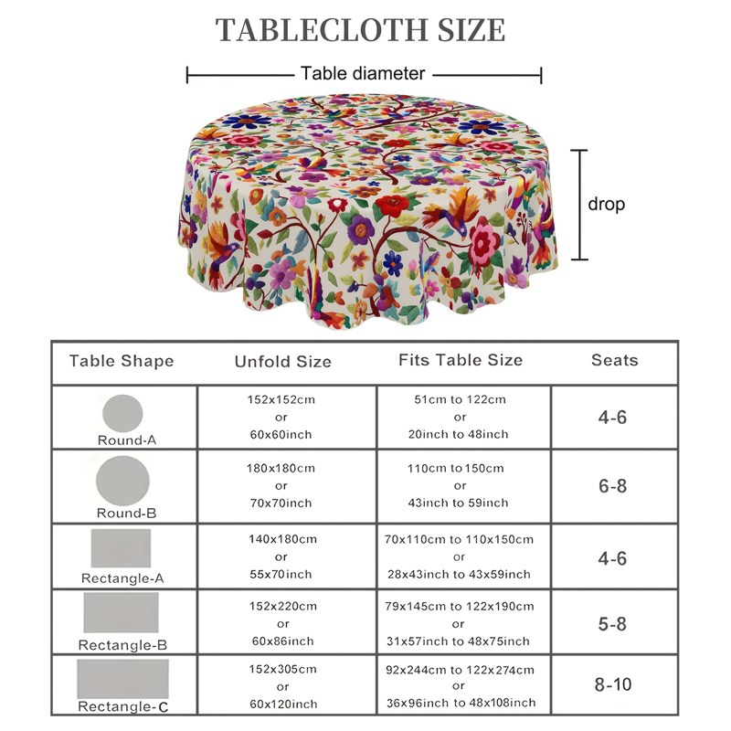 📢📢50% OFF !! ⏰Retro Floral Tablecloth