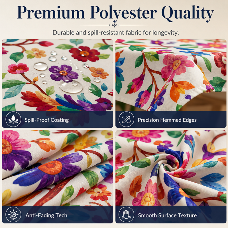 📢📢50% OFF !! ⏰Retro Floral Tablecloth
