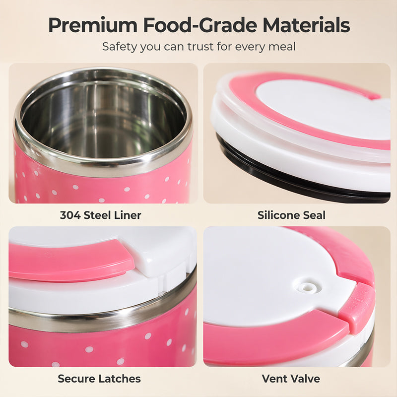 📢📢50% OFF !! ⏰Portable Insulated Stainless Steel Lunch Box