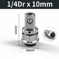 📢📢50% OFF !! ⏰CR-V Steel Ratchet Wrench Adapter Socket Converter Set