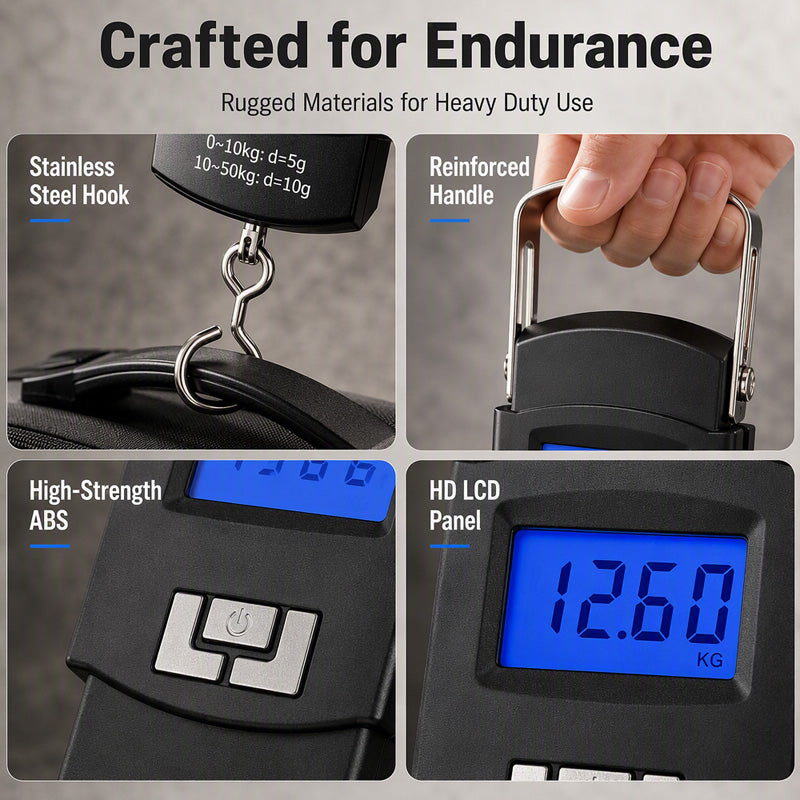 📢📢50% OFF !! ⏰Mini Portable Digital Luggage Scale
