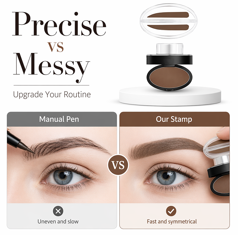 📢📢50% OFF !! ⏰Long-Lasting Eyebrow Stamp Powder