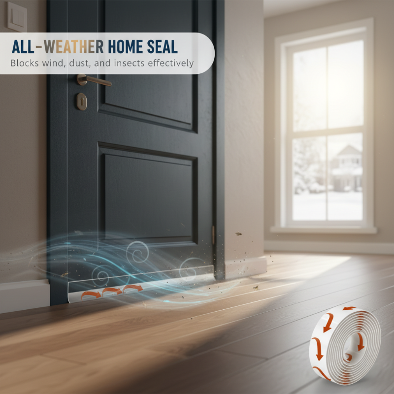 📢📢50% OFF !! ⏰Self-Adhesive Weather Stripping for Doors & Windows