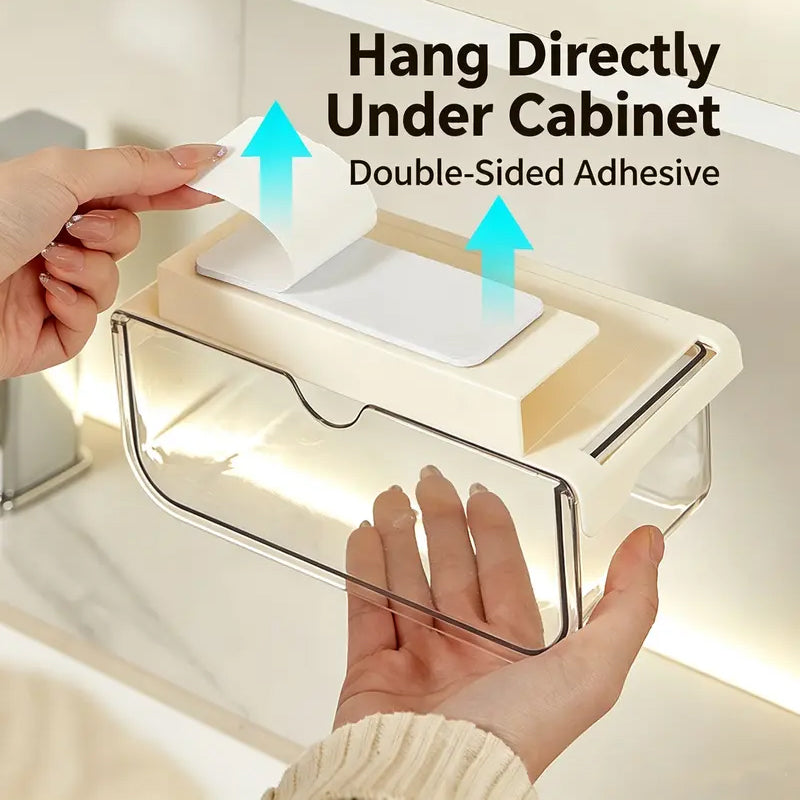 📢📢50% OFF !! ⏰Under Shelf Pull-Out Drawer Organizer