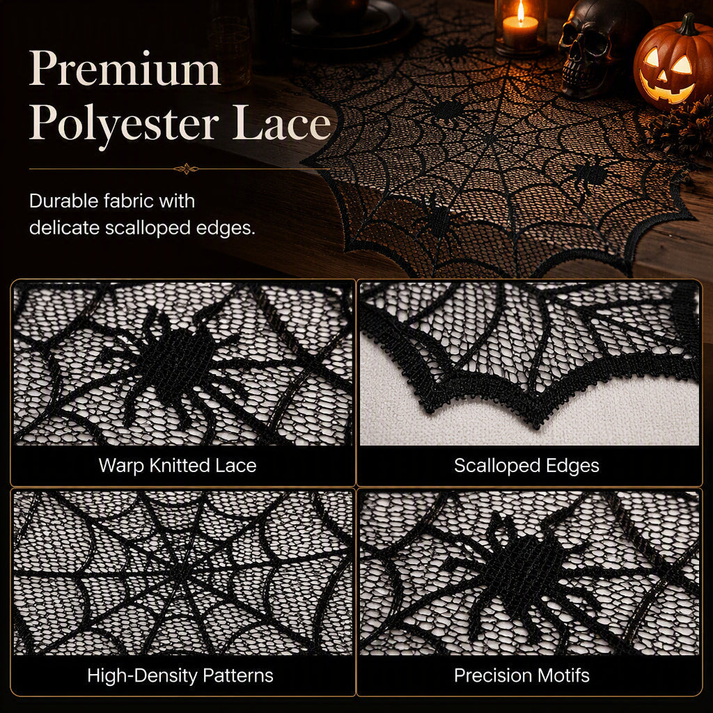 📢📢50% OFF !! ⏰Spooky Halloween Patterns Tablecloth and Placemats Set