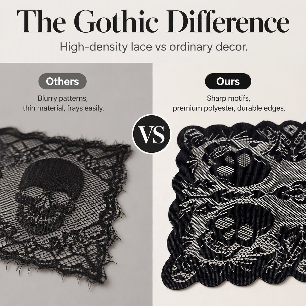📢📢50% OFF !! ⏰Spooky Halloween Patterns Tablecloth and Placemats Set