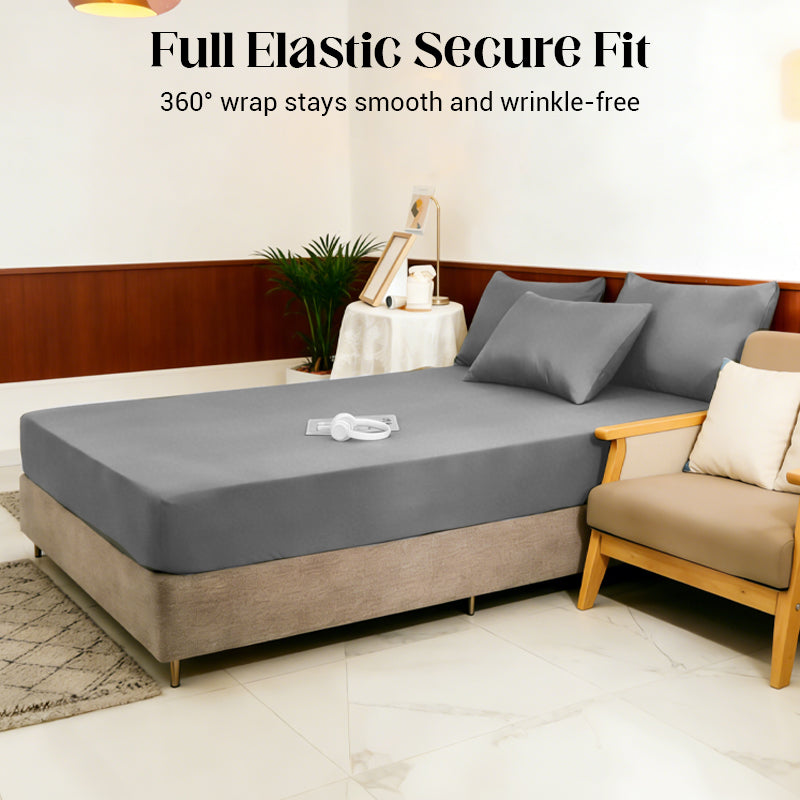 📢📢50% OFF !! ⏰3PCS Easy & Secure Fit Soft Sheet Set