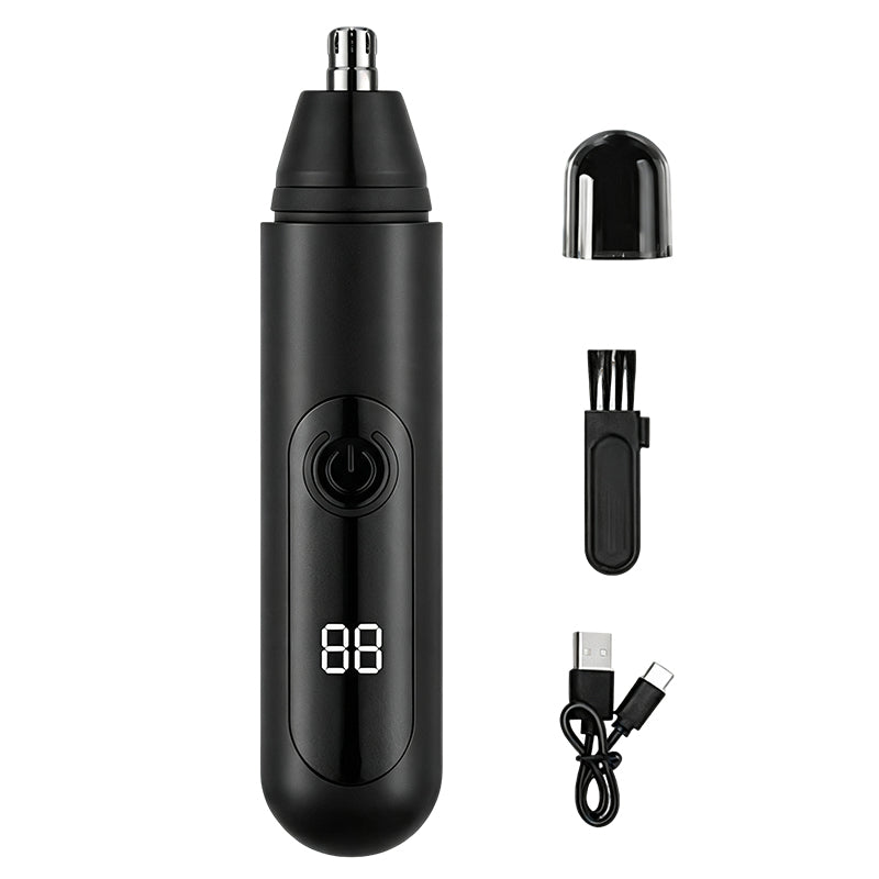 📢📢50% OFF !! ⏰Rechargeable Nose Hair Trimmer with LED Display
