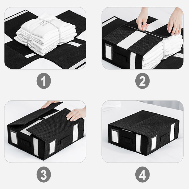 📢📢50% OFF !! ⏰Ideal Gift - Foldable Bed Sheet Set Organizer