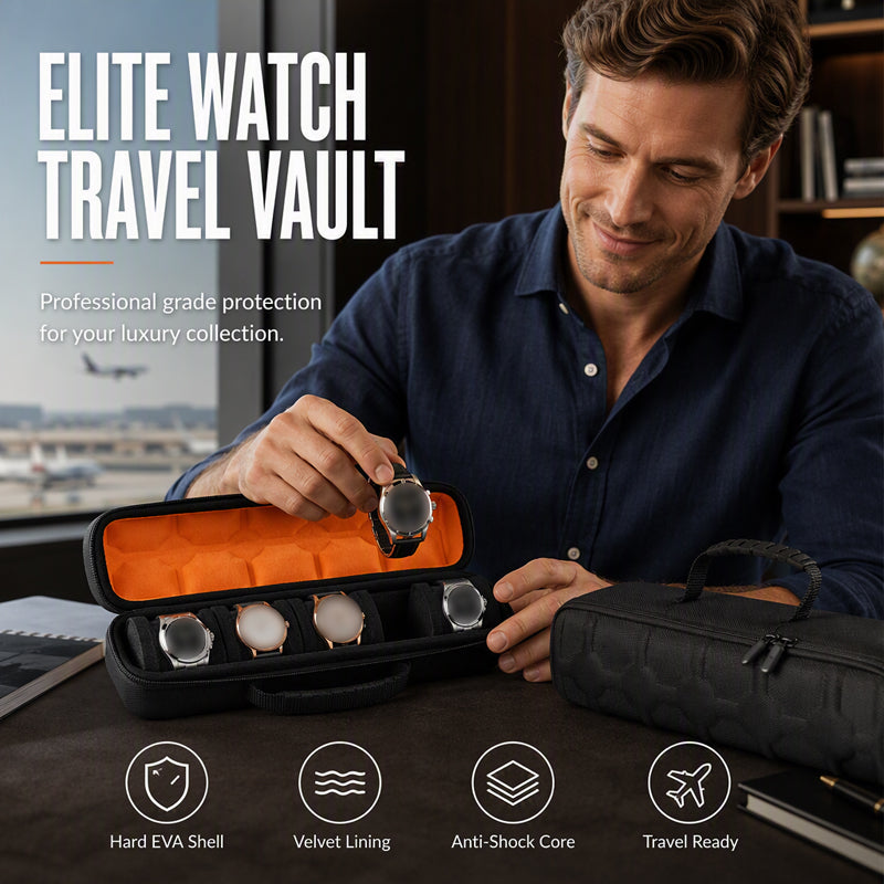 📢📢50% OFF !! ⏰Portable Watch Travel Case
