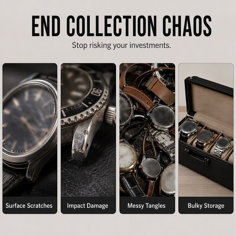 📢📢50% OFF !! ⏰Portable Watch Travel Case