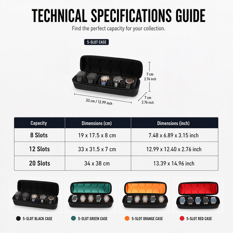 📢📢50% OFF !! ⏰Portable Watch Travel Case