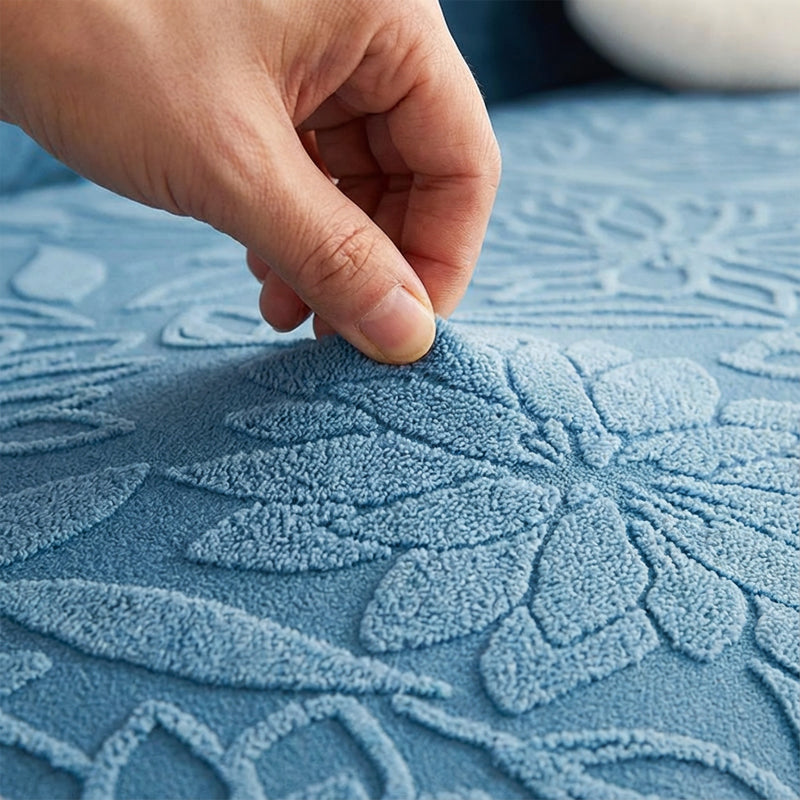 📢📢50% OFF !! ⏰Non-Slip 3D Camellia Jacquard Sofa Cover
