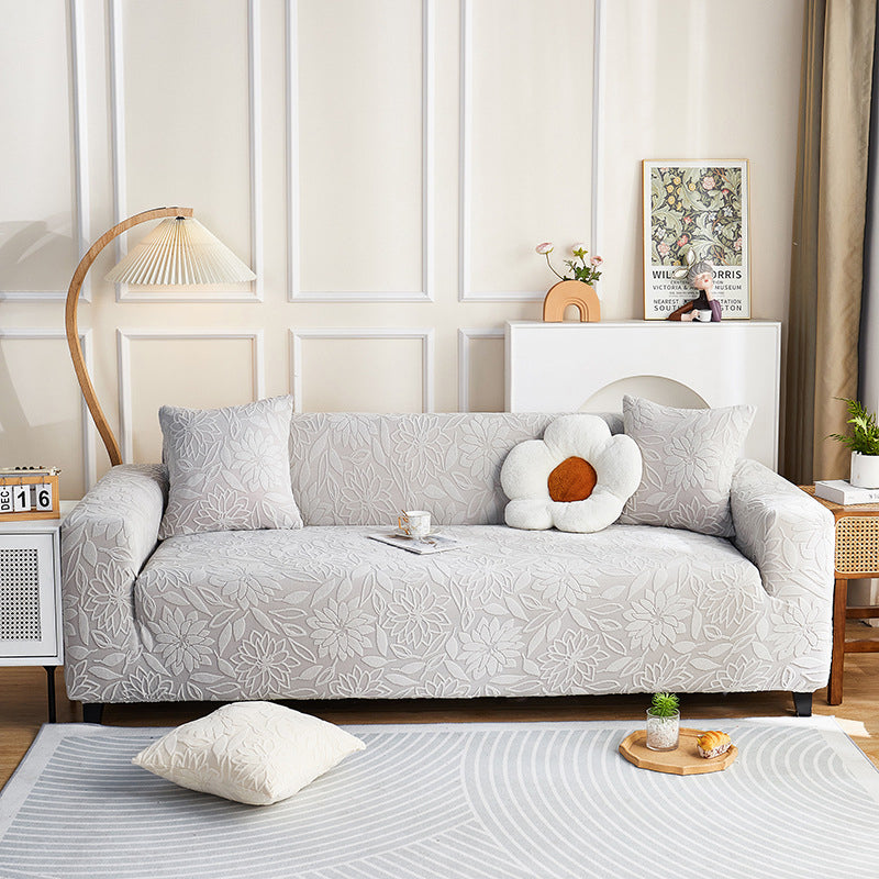 📢📢50% OFF !! ⏰Non-Slip 3D Camellia Jacquard Sofa Cover