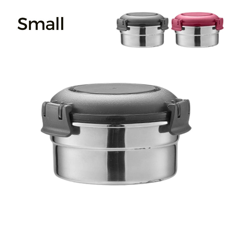 📢📢50% OFF !! ⏰3-Piece Stainless Steel Lunch Box Set with Airtight Lids for School and Office