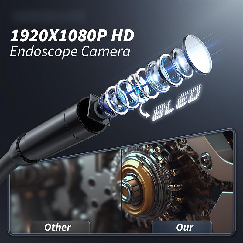 📢📢50% OFF !! ⏰4.3 HD Waterproof Endoscope Camera with Light