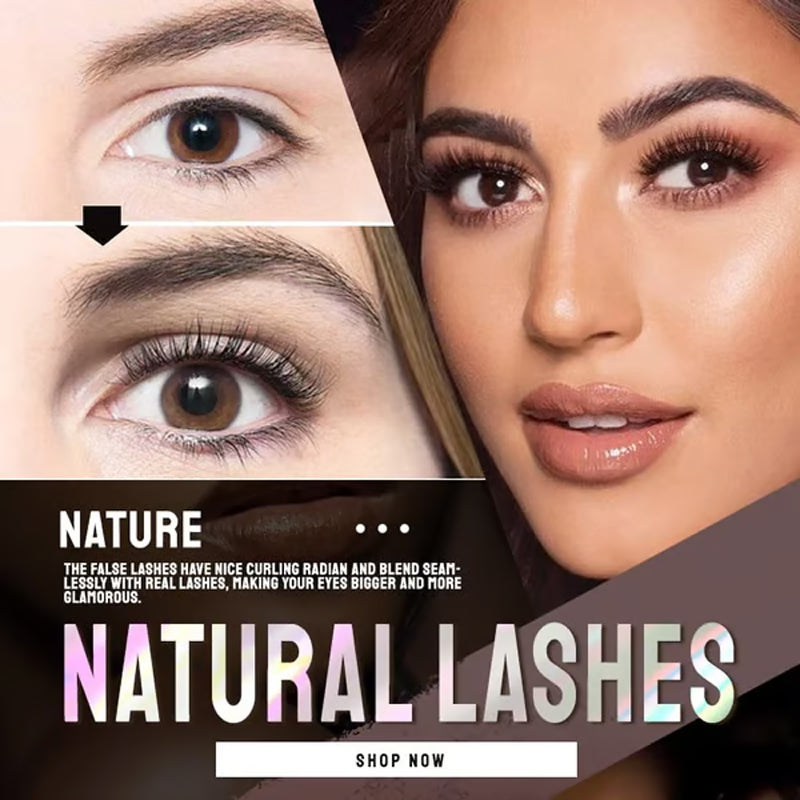 📢📢50% OFF !! ⏰Reusable Self-Adhesive False Eyelashes