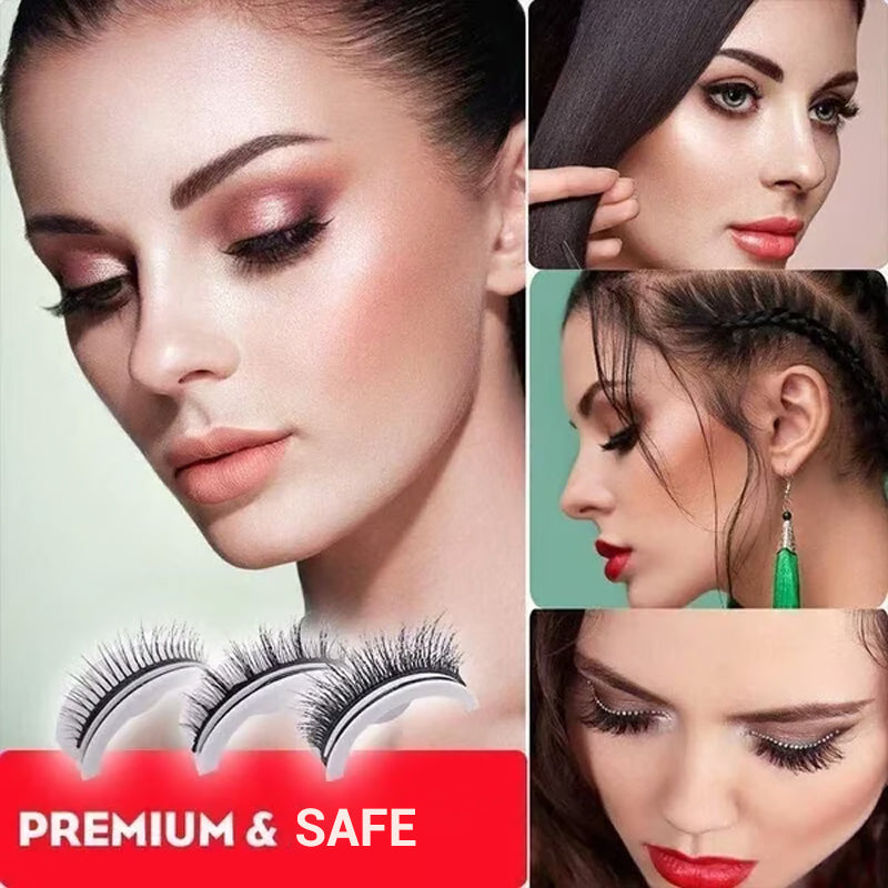 📢📢50% OFF !! ⏰Reusable Self-Adhesive False Eyelashes