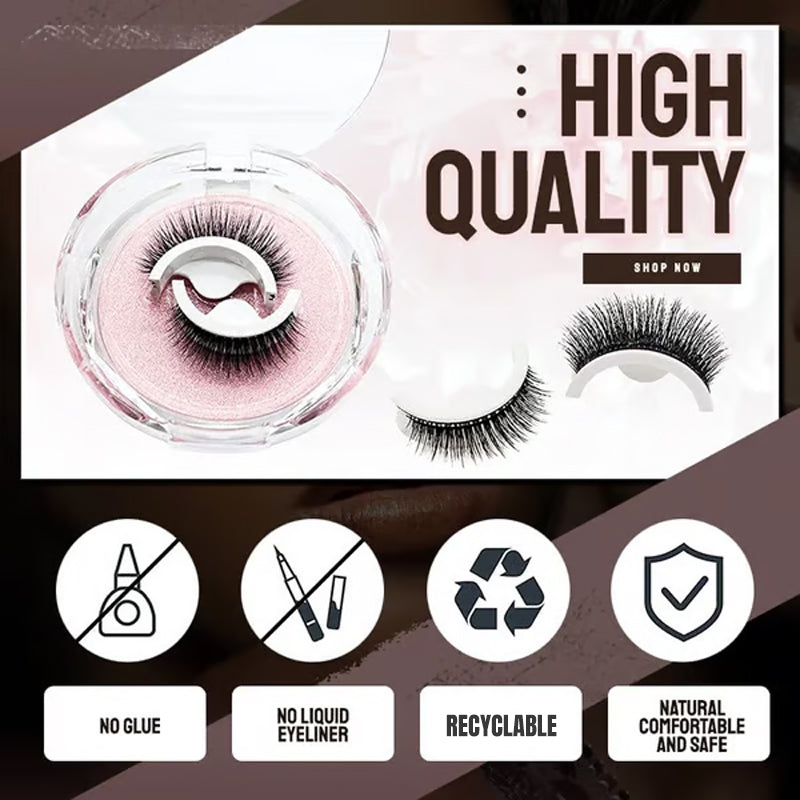 📢📢50% OFF !! ⏰Reusable Self-Adhesive False Eyelashes