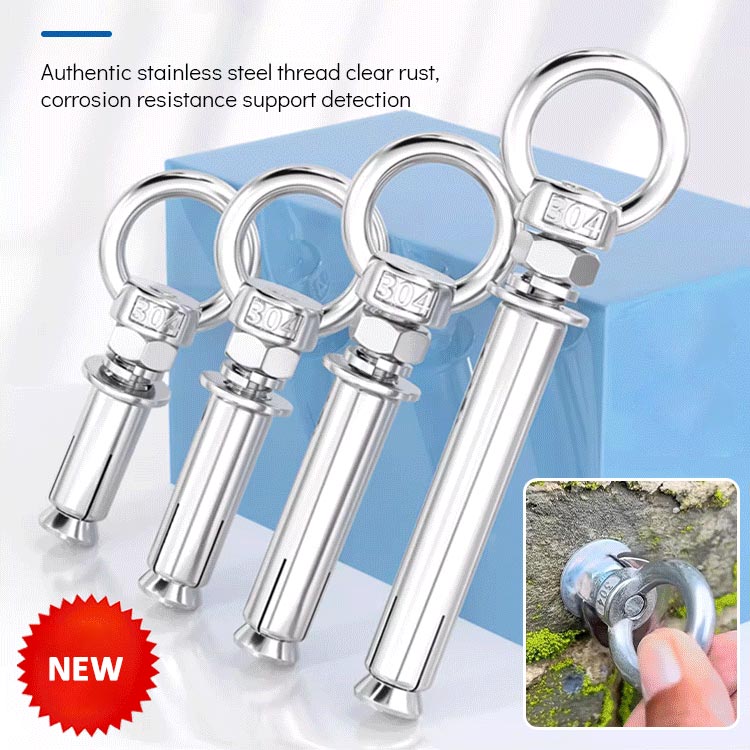 📢📢50% OFF !! ⏰6PCS/Pack 304 Stainless Steel Lifting Ring Expansion Screw