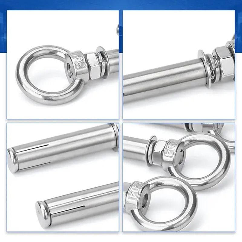 📢📢50% OFF !! ⏰6PCS/Pack 304 Stainless Steel Lifting Ring Expansion Screw